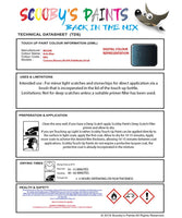 Nissan Murano Artic Blue Code Rbg Touch Up Paint Instructions for use application