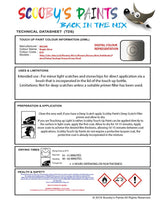 Nissan Urvan Bright Silver Code Ky0 Touch Up Paint Instructions for use application