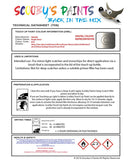 Nissan Note Bright Silver Code Ky0 Touch Up Paint Instructions for use application