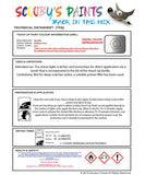 Nissan Navara Brilliant Silver Code K23 Touch Up Paint Instructions for use application