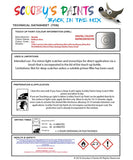 Nissan Qashqai Brilliant Silver Code K23 Touch Up Paint Instructions for use application