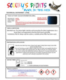 Nissan Caravan Dark Blue Code Bw5 Touch Up Paint Instructions for use application