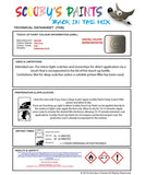 Nissan Xtrail Flint Grey Code Kaf Touch Up Paint Instructions for use application