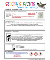 Nissan Pulsar Geneva White Code Qx1 Touch Up Paint Instructions for use application