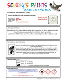 Nissan Pathfinder Glacier White Code Qak Touch Up Paint Instructions for use application