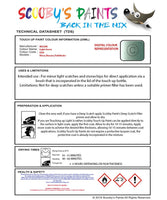 Nissan Pathfinder Light Green Code Faj Touch Up Paint Instructions for use application