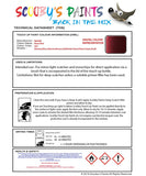 Nissan Murano Roma Red Code Ax5 Touch Up Paint Instructions for use application