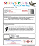 Nissan Maxima Silver Coolness Code K12 Touch Up Paint Instructions for use application