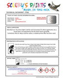 Nissan Pathfinder Silver Coolness Code K12 Touch Up Paint Instructions for use application