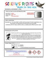 Nissan Skyline Warmer Silver Code Kr4 Touch Up Paint Instructions for use application