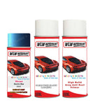 nissan leaf elf blue aerosol spray car paint clear lacquer rbq With primer anti rust undercoat protection