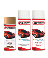 nissan xtrail light brown aerosol spray car paint clear lacquer c51 With primer anti rust undercoat protection