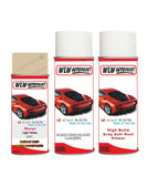 nissan micra light yellow aerosol spray car paint clear lacquer e41 With primer anti rust undercoat protection