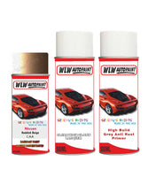 nissan micra reddish beige aerosol spray car paint clear lacquer caa With primer anti rust undercoat protection