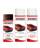 nissan caravan rich brown aerosol spray car paint clear lacquer cas With primer anti rust undercoat protection