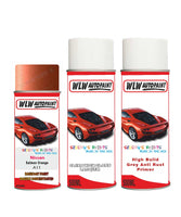 nissan micra salmon orange aerosol spray car paint clear lacquer a11 With primer anti rust undercoat protection