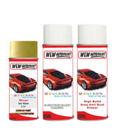 nissan micra sun yellow aerosol spray car paint clear lacquer e30 With primer anti rust undercoat protection