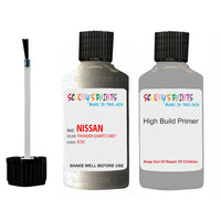 Nissan Micra Thunder Quartz Grey Code K30 Touch Up Paint with anti rust primer undercoat