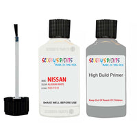 Nissan Urvan Alaskan White Code 9257 531 Touch Up Paint with anti rust primer undercoat