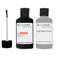 Nissan Teana Black Star Code G42 Touch Up Paint Scratch Stone Chip with anti rust primer undercoat