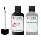 Nissan Teana Bluish Black Code Kj6 Touch Up Paint Scratch Stone Chip with anti rust primer undercoat