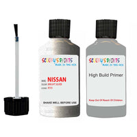 Nissan Pulsar Bright Silver Code Ky0 Touch Up Paint Scratch Stone Chip with anti rust primer undercoat
