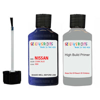 Nissan Pulsar Cosmic Blue Code Rbr Touch Up Paint Scratch Stone Chip with anti rust primer undercoat
