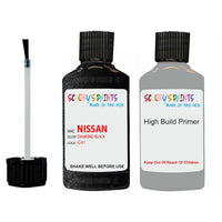 Nissan Pathfinder Diamond Black Code G41 Touch Up Paint with anti rust primer undercoat