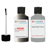 Nissan Pathfinder Gun Metallic Grey Code Kad Touch Up Paint with anti rust primer undercoat