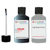 Nissan Xtrail Haptic Blue Code Raq Touch Up Paint Scratch Stone Chip with anti rust primer undercoat