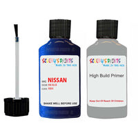 Nissan Note Ink Blue Code Rbn Touch Up Paint Scratch Stone Chip Repair with anti rust primer undercoat