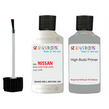Nissan Maxima Ivory Pearl White Code Qab Touch Up Paint with anti rust primer undercoat