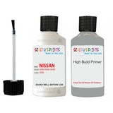 Nissan Patrol Ivory Pearl White Code Qab Touch Up Paint with anti rust primer undercoat