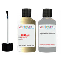Nissan Atlas Moon Gold Code E61 Touch Up Paint Scratch Stone Chip with anti rust primer undercoat