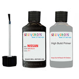 Nissan Qashqai Nero Black Code Z11 Touch Up Paint Scratch Stone Chip with anti rust primer undercoat