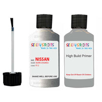 Nissan Pathfinder Silver Coolness Code K12 Touch Up Paint with anti rust primer undercoat