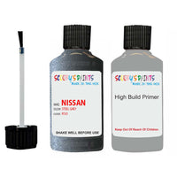 Nissan Pathfinder Steel Grey Code K50 Touch Up Paint with anti rust primer undercoat