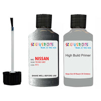 Nissan Micra Techno Grey Code Ky5 Touch Up Paint Scratch Stone Chip with anti rust primer undercoat