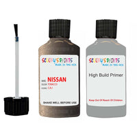 Nissan Caravan Tobacco Code Caj Touch Up Paint Scratch Stone Chip with anti rust primer undercoat