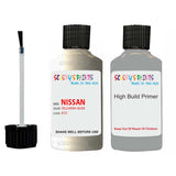 Nissan Maxima Yellowish Silver Code K32 Touch Up Paint with anti rust primer undercoat