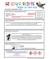 Nissan Xtrail Super White Code 4Q5 Touch Up Paint Instructions for use application