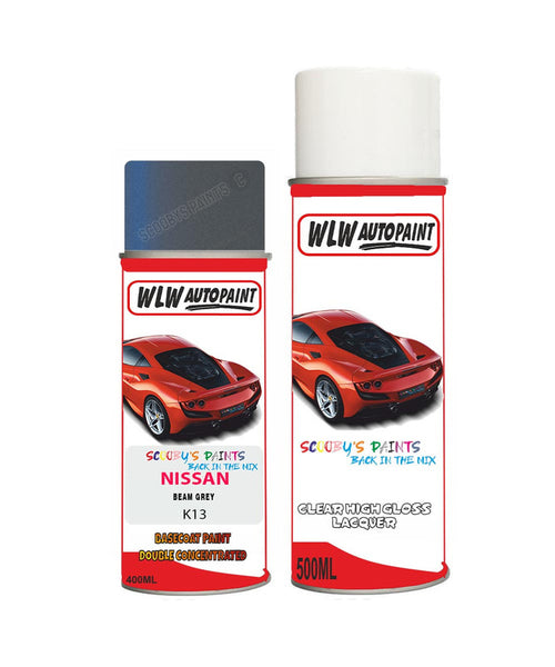 nissan cube beam grey aerosol spray car paint clear lacquer k13Body repair basecoat dent colour