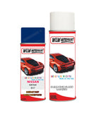 nissan note facet blue aerosol spray car paint clear lacquer b37Body repair basecoat dent colour