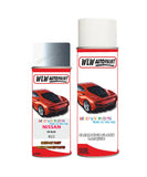 nissan micra ice blue aerosol spray car paint clear lacquer b22Body repair basecoat dent colour