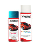 nissan navara morpho blue aerosol spray car paint clear lacquer b24Body repair basecoat dent colour