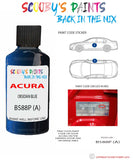 Paint For Acura Tlx Obsidian Blue Code B588P (A) Touch Up Scratch Stone Chip Repair