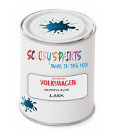 spray gun 2 pack paint Volkswagen Olympia Blue Code: La5K