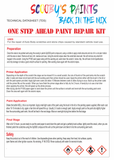 code paint instructions body repair touch up colour TOYOTA GREY Code: 1e3