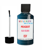 Paint For PEUGEOT 3008 BLEU CELEBES Blue ESY Touch Up Scratch Stone Chip Kit