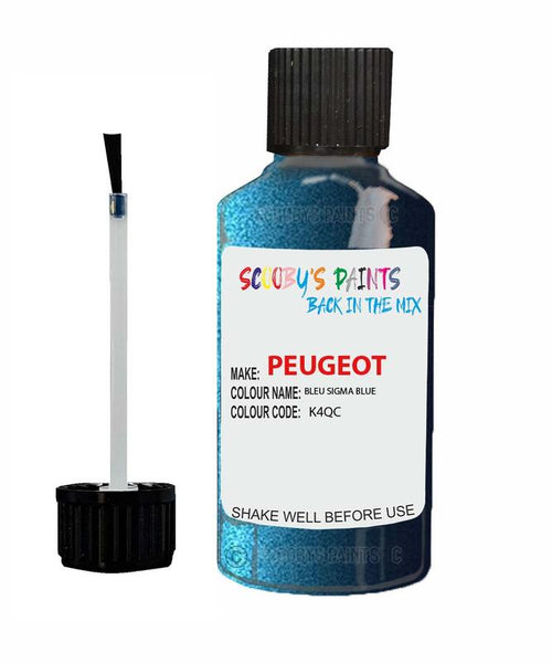 peugeot 406 bleu sigma blue code k4qc touch up paint 1993 1999 Scratch Stone Chip Repair 